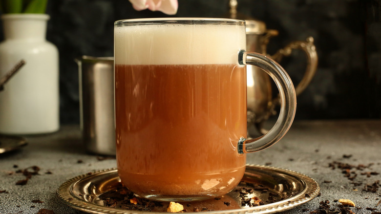 Rooibos tea latte
