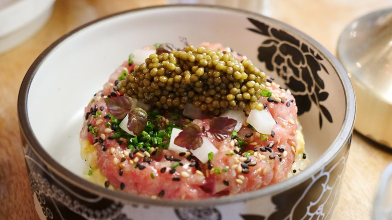 close-up of dish at Jeju Noodle Bar