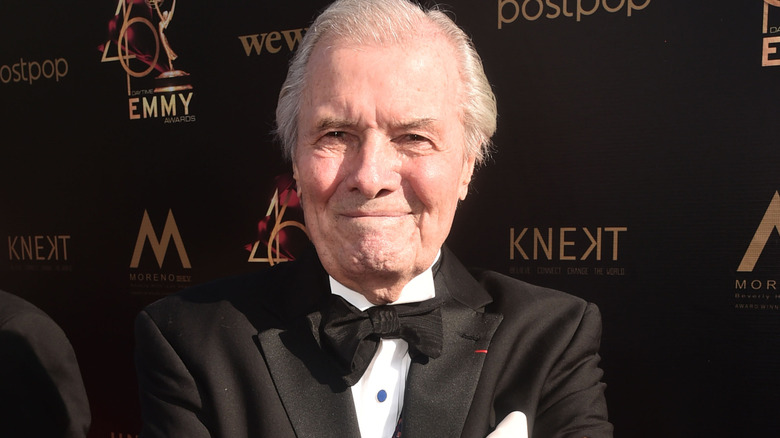 Jacques Pépin smiling in a tuxedo at the Daytime Emmy Awards
