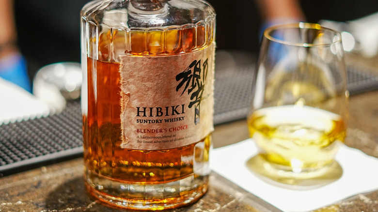 Hibiki whisky bottle