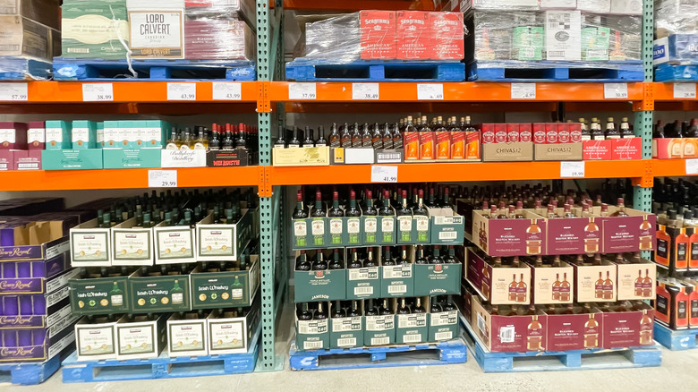 Costco liquor section