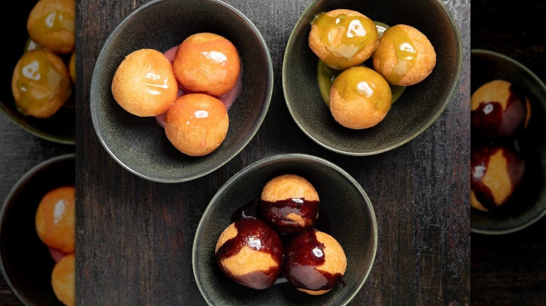 Glazed mochi donut holes from Gaijin Chicago