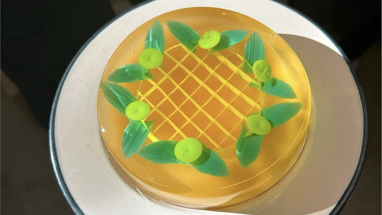 Solid Wiggles yellow jelly cake