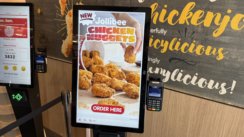 Jollibee Chicken Nuggets sign