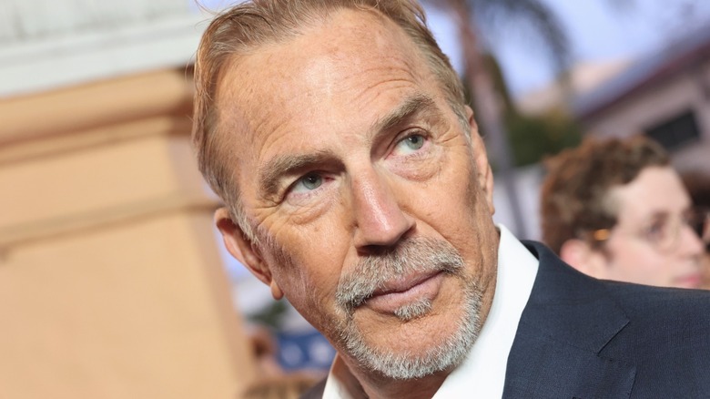 Kevin Costner, actor and director, at a film premiere.