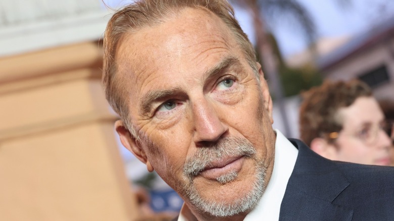 Kevin Costner, actor and director, at a film premiere.
