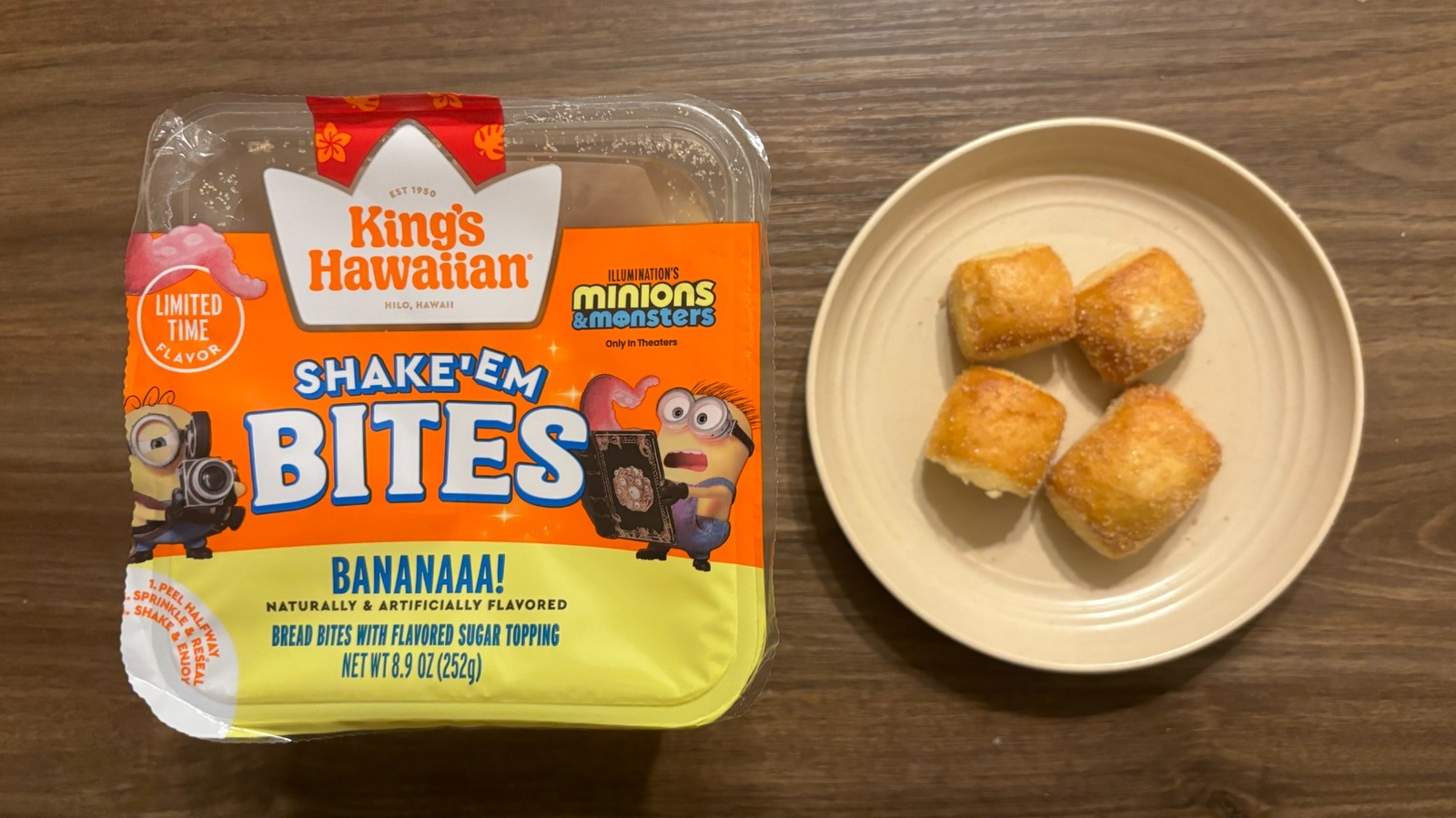 King's Hawaiian X Minions Shake 'Em Banana Bites Will Have You Singing Ba-Ba-Ba-Banana - The Takeout