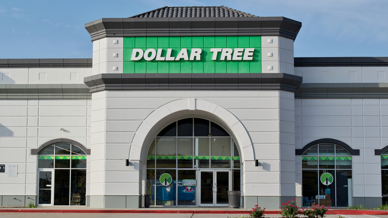 An outside view of a Dollar Tree store.