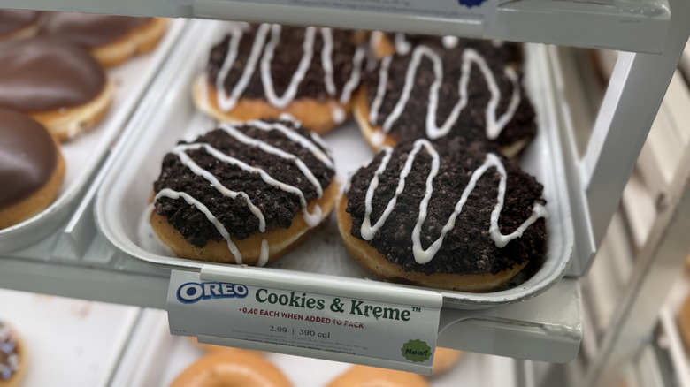 Krispy Kreme's Oreo Cookies & Kreme Doughnut