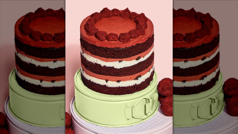 Milk Bar Red Velvet Cheesecake Cake