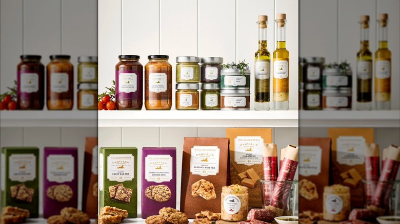 Williams Sonoma﻿ items available for purchase for gifting and delivery, including gourmet oils, spreads, cookies and more