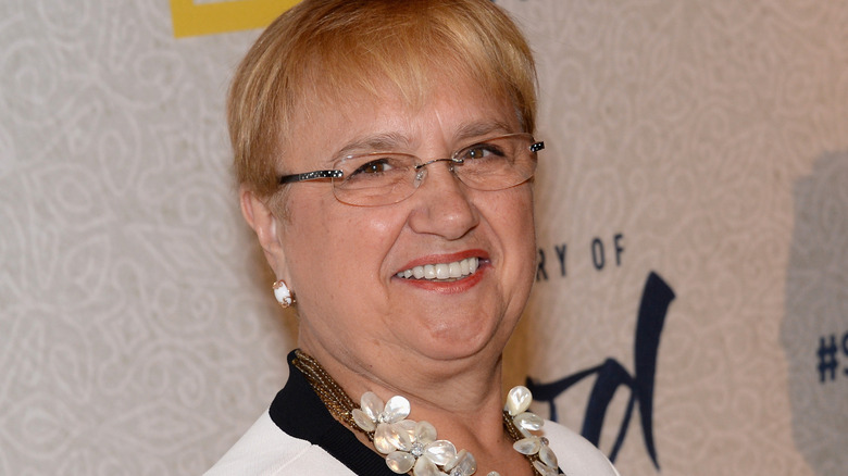 Lidia Bastianich smiles in glasses at an event