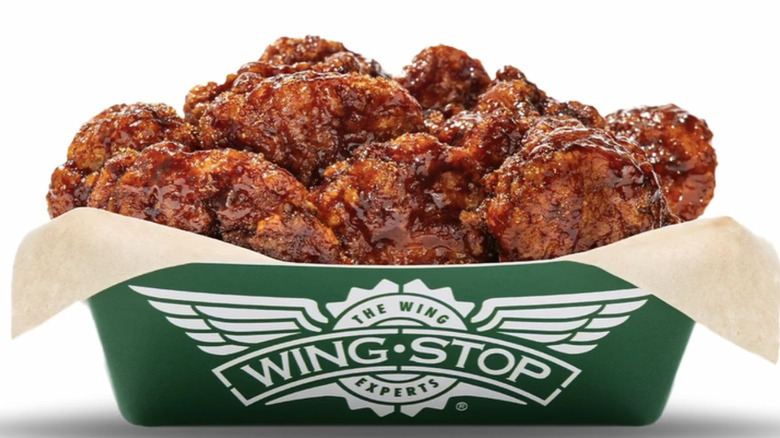 Sweet BBQ Blaze Wingstop chicken wings