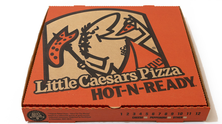 Box of Little Caesars Hot N Ready Pizza