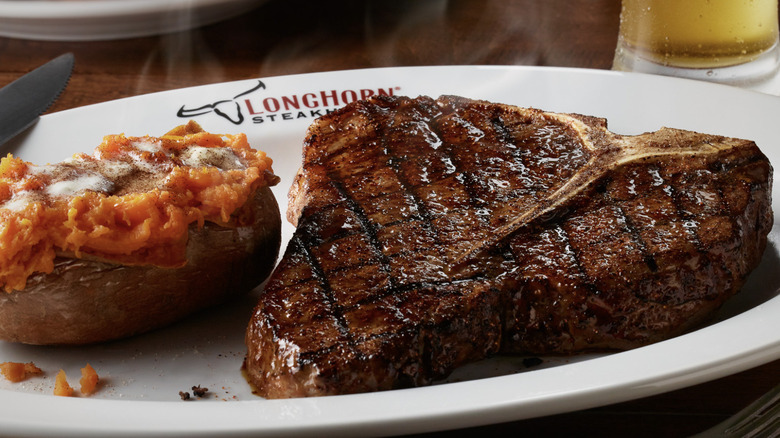 Steak at LongHorn Steakhouse