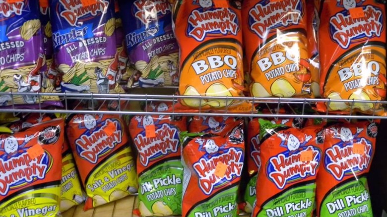 Humpty Dumpty potato chips bags