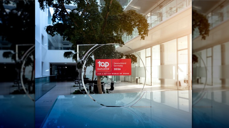 Döhler award trophy for top employer of 2026