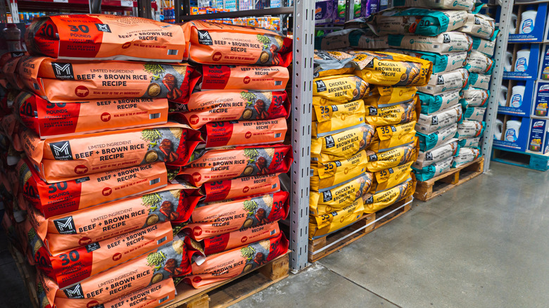 Stacks of Member's Mark pet food