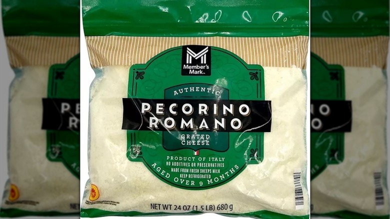 Package of Member's Mark grated cheese by The Ambriola Company