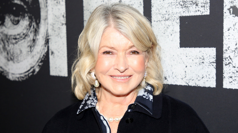 Martha Stewart photographed attending the opening night of "Othello" at the Barrymore Theatre