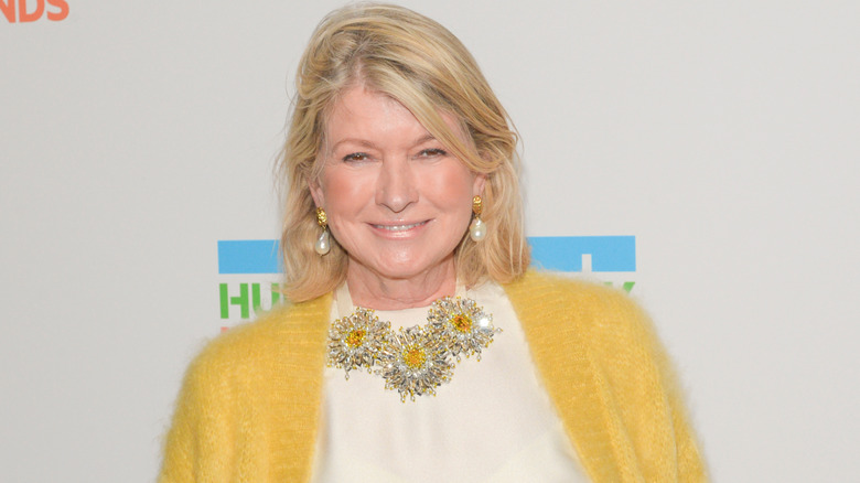 Martha Stewart, at an event, wearing yellow