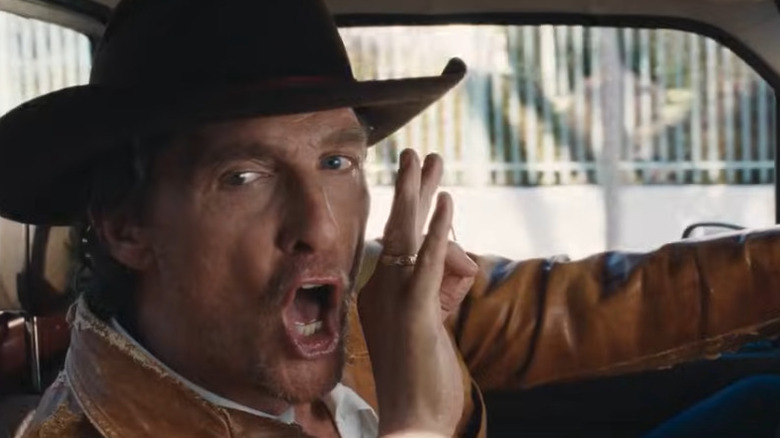 Matthew McConaughey in Uber Eats commercial