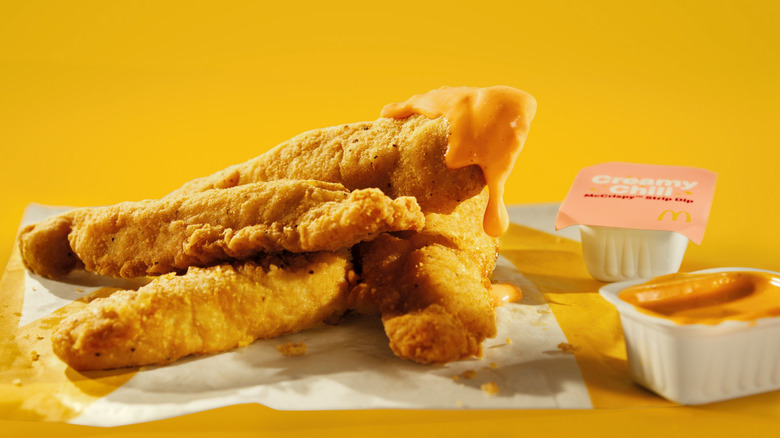 mcdonald's tenders with sauce