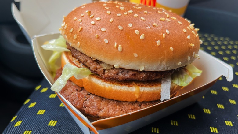 big mac in box
