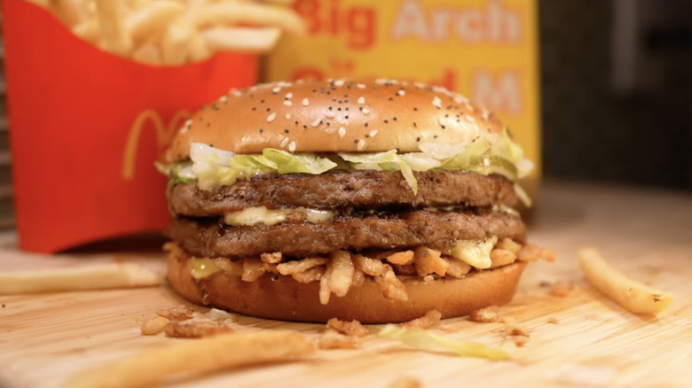 McDonald's big arch burger
