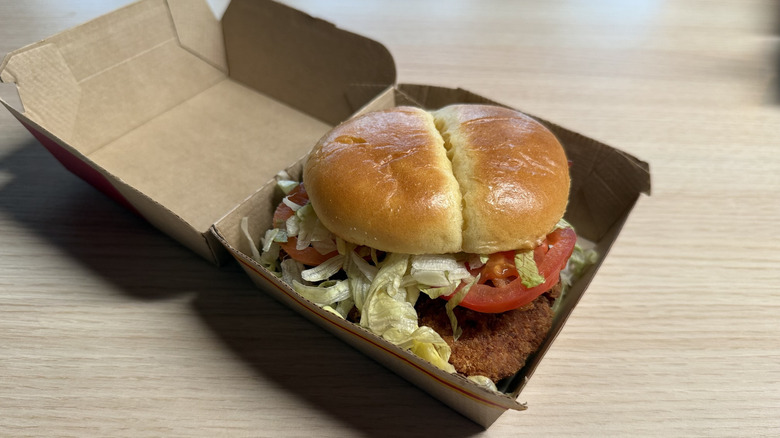 Bacon Caesar McCrispy Chicken Sandwich