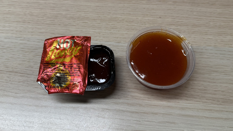 McDonald's Hot Honey dip cups