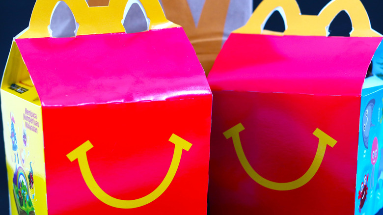 McDonald's Happy Meal boxes