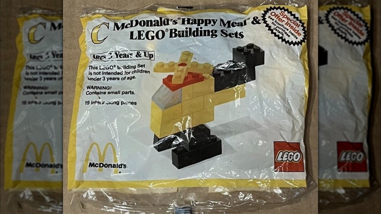 Happy Meal Lego set in McDonald's packaging