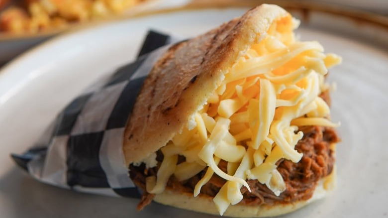 Steak arepa from Doggi's