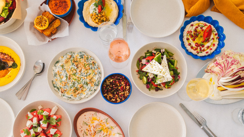 Dips and mezzes at Cleo Miami Beach restaurant