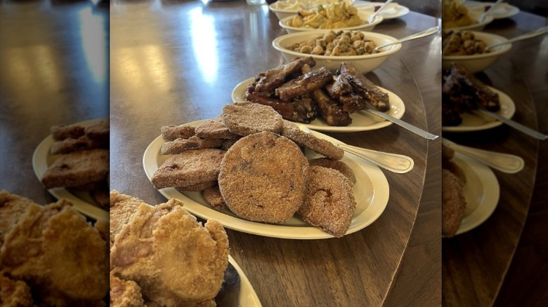 Several dishes at The Dinner Bell.