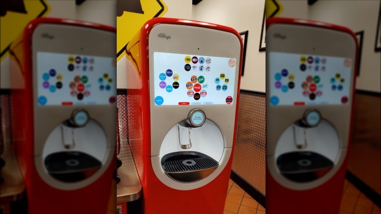 Coca Cola Freestyle 9100 machine at Firehouse Subs