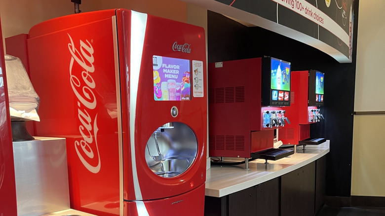 Coca-Cola Freestyle Machine in movie theater