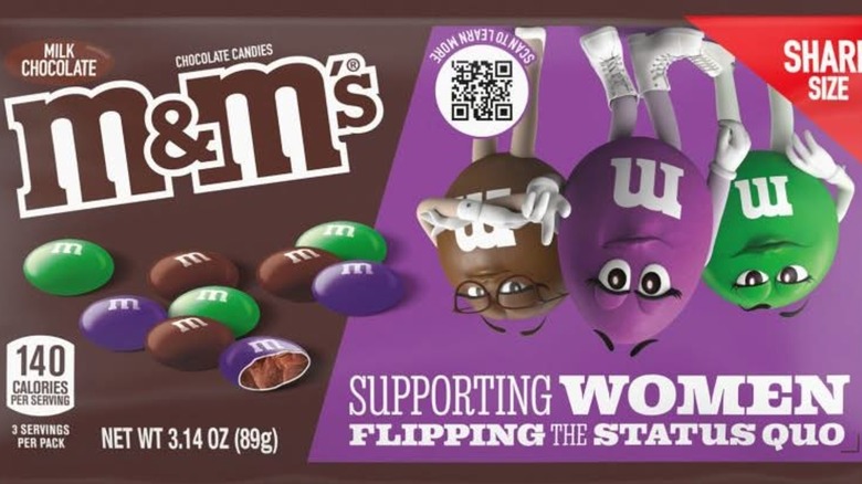 The "All-Female" flipping the status quo M&M's pack
