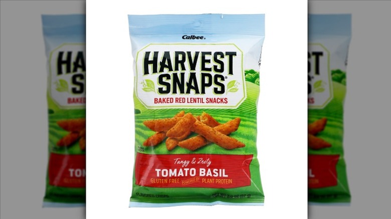 bag of Tomato Basil Red Lentil Harvest Snaps