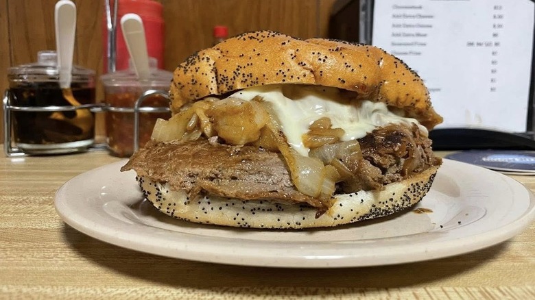 A delicious cheesesteak from Donkey's Place