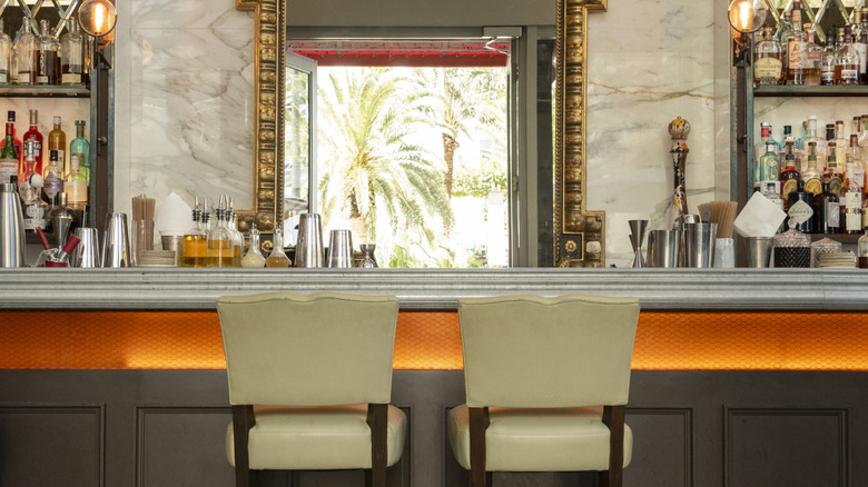Inner bar at LPM Miami