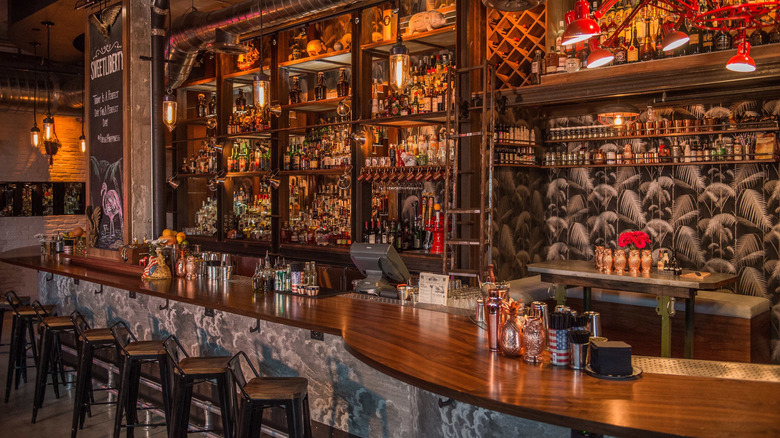 Interior of Sweet Liberty bar in Miami