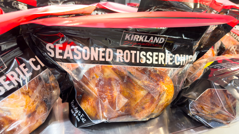 Costco rotisserie chickens in bags