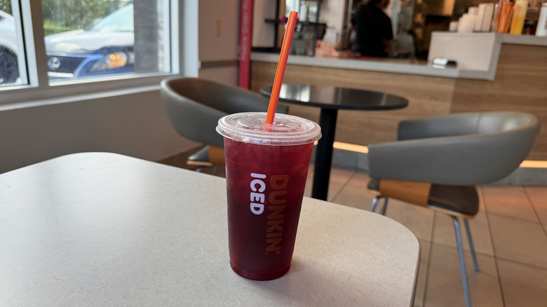 Blueberry Breeze Refresher on table