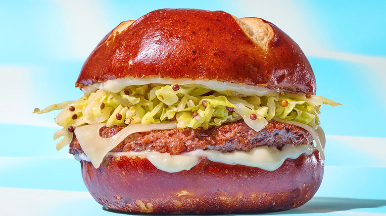 Burgerville Oktoberfest Cheeseburger