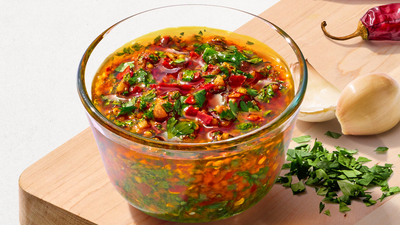 Chipotle Red Chimichurri Sauce