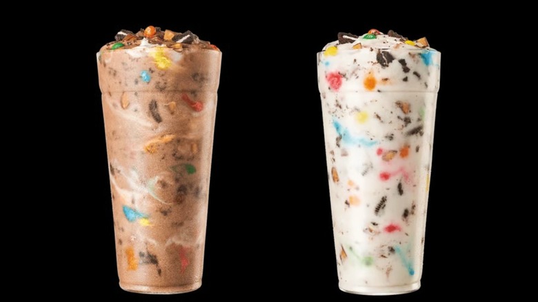 Sonic Trick or Treat Blasts in chocolate and vanilla