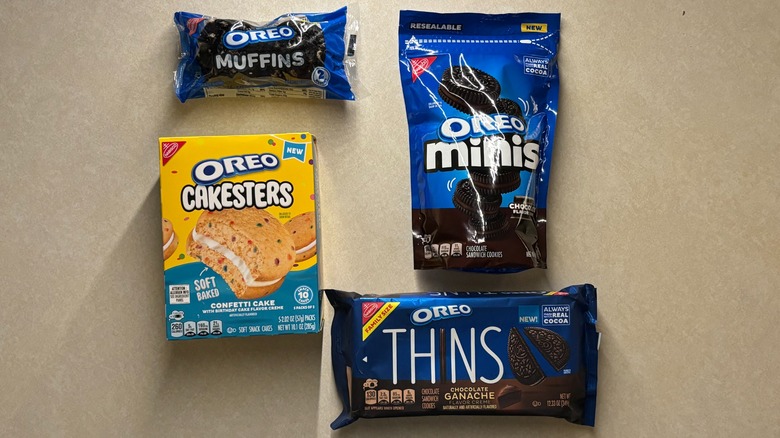 Packs of Oreo Muffins, Minis, Cakesters and Thins