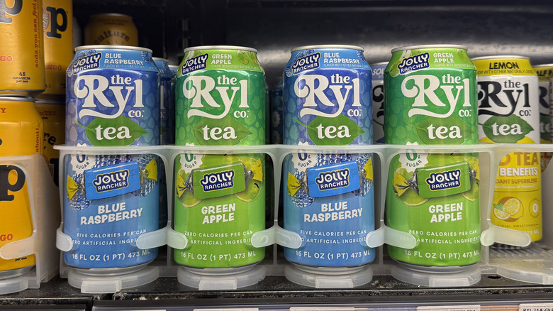 Ryl Tea x Jolly Rancherb tea cans